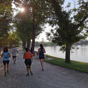 entrenamientos al aire libre en madrid rio - corriendo por el lago - TRC The Run Club